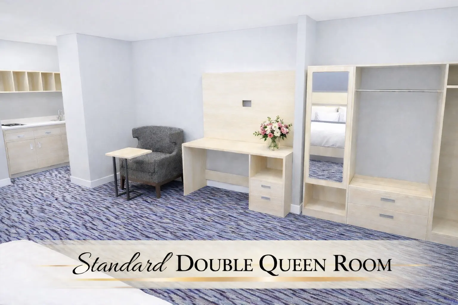 Double Queen Room — family-friendly extended stay Vernal Utah